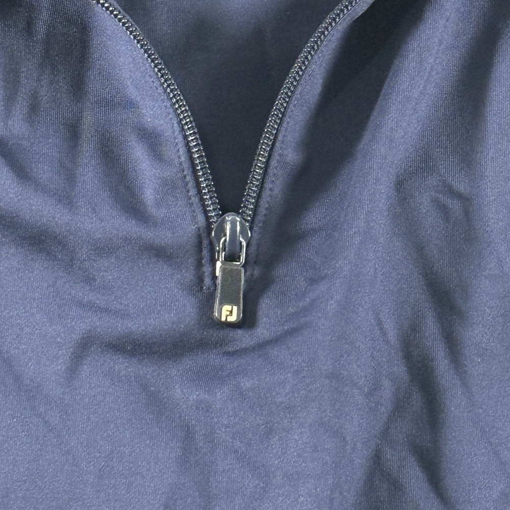 FootJoy Sweater Mens XL Navy 1/4 Zip Pullover Golf Active Performance Classic - Picture 5 of 15